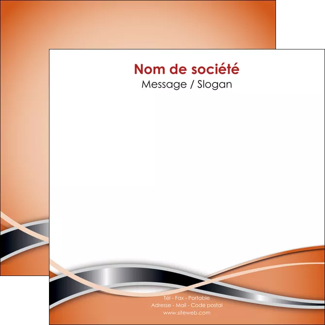 exemple flyers web design orange fond orange gris MLGI71052