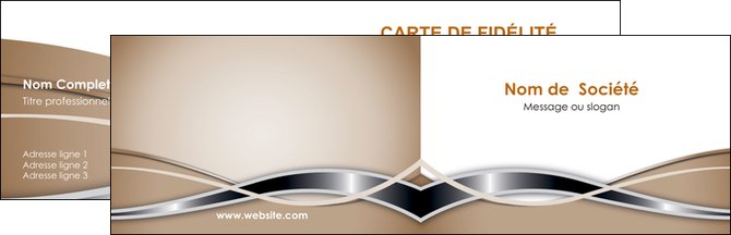 modele carte de visite web design marron fond marron gris MLGI71142