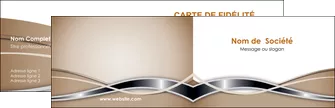 modele carte de visite web design marron fond marron gris MLGI71142