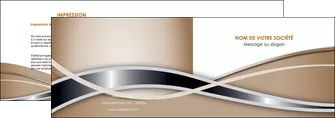 personnaliser modele de depliant 2 volets  4 pages  web design marron fond marron gris MLGI71150