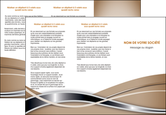 faire modele a imprimer depliant 3 volets  6 pages  web design marron fond marron gris MLGI71160