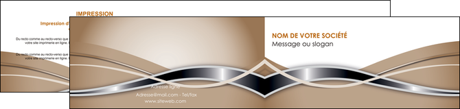 creation graphique en ligne depliant 2 volets  4 pages  web design marron fond marron gris MLGI71170