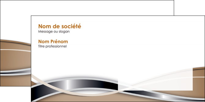 imprimer enveloppe web design marron fond marron gris MLGI71172
