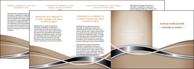 modele depliant 4 volets  8 pages  web design marron fond marron gris MLGI71182