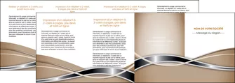 modele depliant 4 volets  8 pages  web design marron fond marron gris MLGI71182