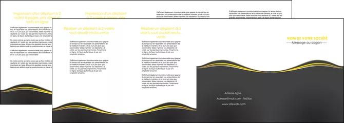 maquette en ligne a personnaliser depliant 4 volets  8 pages  web design gris gris fonce mat MLIGLU71562