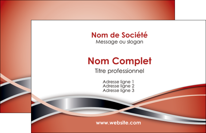 maquette en ligne a personnaliser carte de visite web design rouge fond rouge couleurs chaudes MLGI71634
