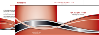 modele en ligne depliant 2 volets  4 pages  web design rouge fond rouge couleurs chaudes MLGI71652