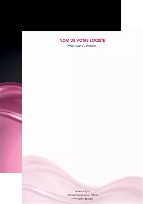 imprimerie affiche metiers de la cuisine rose fond rose tendre MLIGLU71848