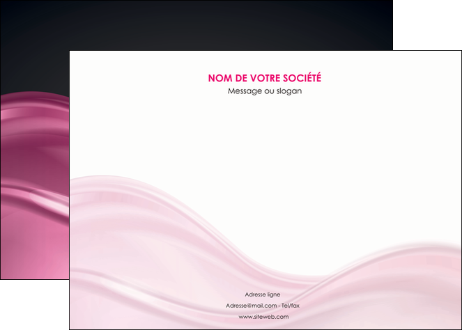 maquette en ligne a personnaliser affiche metiers de la cuisine rose fond rose tendre MIDLU71862
