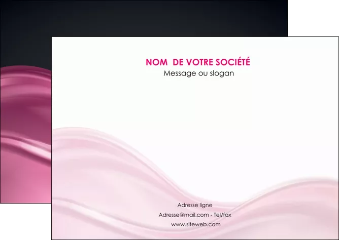 faire flyers metiers de la cuisine rose fond rose tendre MID71870