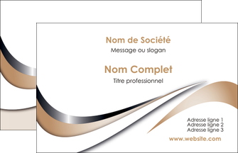 faire modele a imprimer carte de visite web design marron fond marron noir MLGI71998