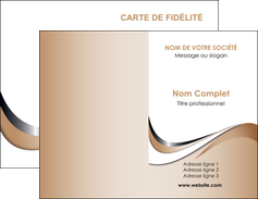 personnaliser modele de carte de visite web design marron fond marron noir MLGI72008