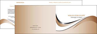 modele en ligne depliant 2 volets  4 pages  web design marron fond marron noir MLGI72014