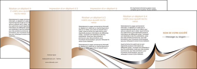 imprimerie depliant 4 volets  8 pages  web design marron fond marron noir MLGI72048
