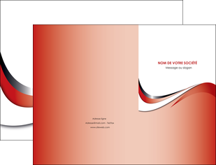 maquette en ligne a personnaliser pochette a rabat web design rouge fond rouge couleur chaude MID72114