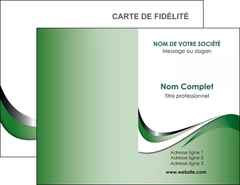impression carte de visite web design fond vert abstrait abstraction MLGI72164