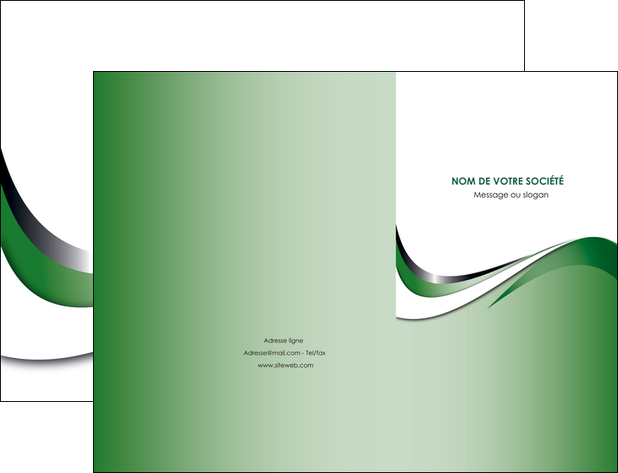modele en ligne pochette a rabat web design fond vert abstrait abstraction MLGI72166