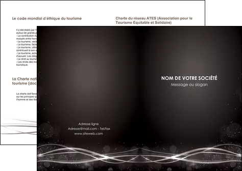 exemple depliant 2 volets  4 pages  abstrait abstraction design MIFLU72286