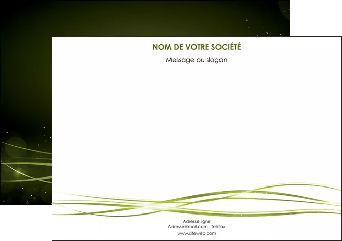 cree affiche fond vert structure en vert abstrait MLGI72404