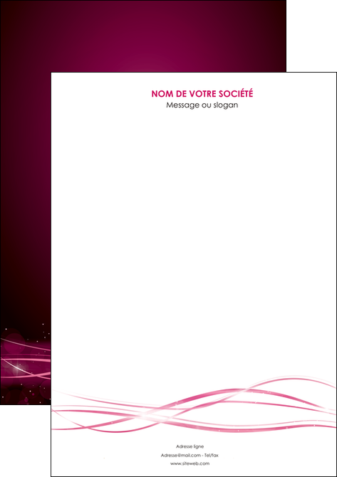 creation graphique en ligne affiche rose rose fushia couleur MIFCH72440