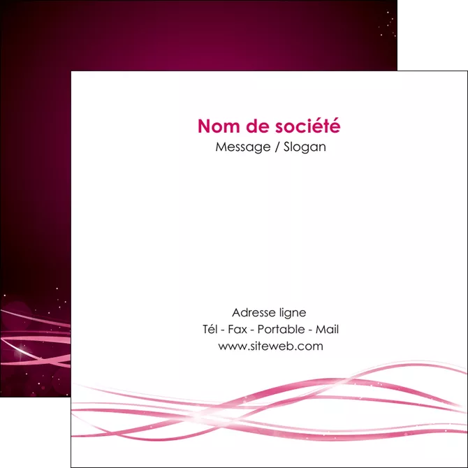 creer modele en ligne flyers rose rose fushia couleur MLGI72470