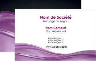 faire carte de visite web design violet fond violet couleur MLGI72502