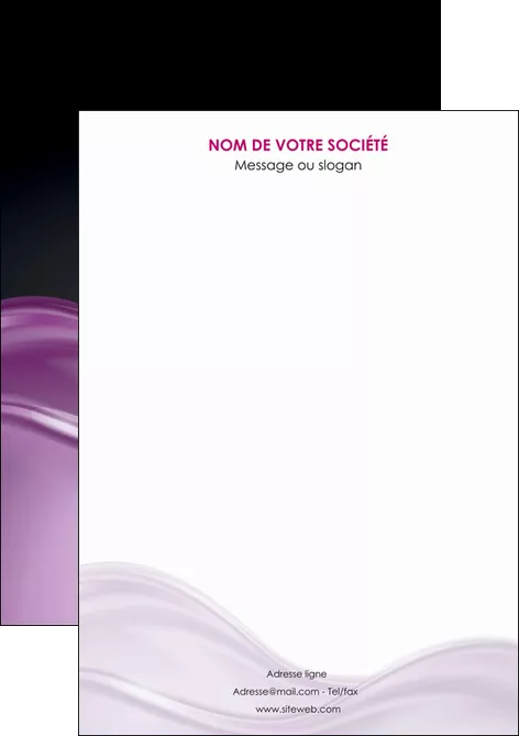 imprimer flyers web design violet fond violet couleur MLGI72504
