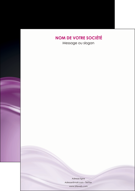 imprimerie affiche web design violet fond violet couleur MLGI72510