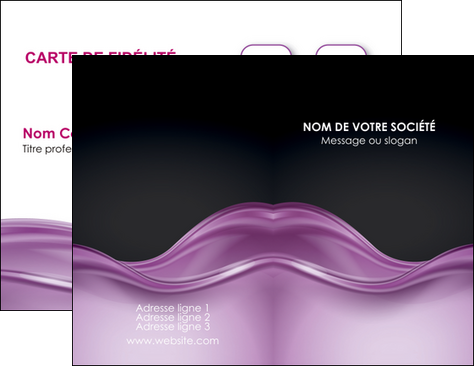creer modele en ligne carte de visite web design violet fond violet couleur MLGI72512
