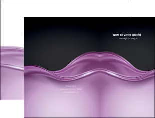 creation graphique en ligne pochette a rabat web design violet fond violet couleur MLGI72514