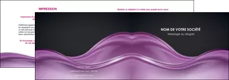 maquette en ligne a personnaliser depliant 2 volets  4 pages  web design violet fond violet couleur MLGI72518