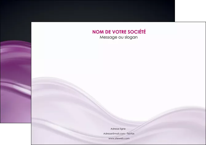 personnaliser maquette affiche web design violet fond violet couleur MLGI72524