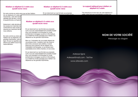 maquette en ligne a personnaliser depliant 3 volets  6 pages  web design violet fond violet couleur MLGI72528