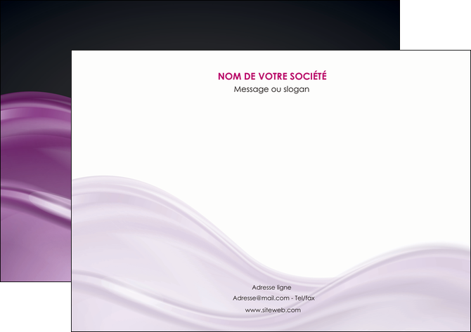 personnaliser maquette flyers web design violet fond violet couleur MLGI72536