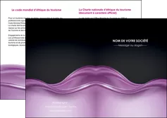 personnaliser modele de depliant 2 volets  4 pages  web design violet fond violet couleur MLGI72542