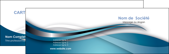 imprimerie carte de visite web design bleu fond bleu couleurs froides MLIP72786