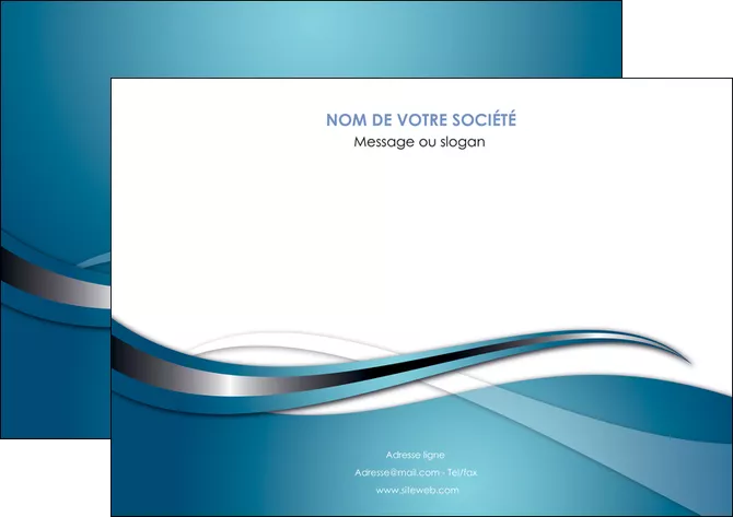 cree affiche web design bleu fond bleu couleurs froides MLGI72798
