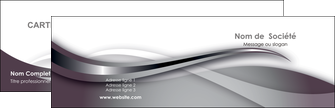 modele carte de visite web design gris fond gris noir MIFCH72960