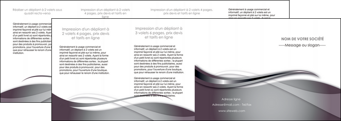 modele en ligne depliant 4 volets  8 pages  web design gris fond gris noir MLGI73000