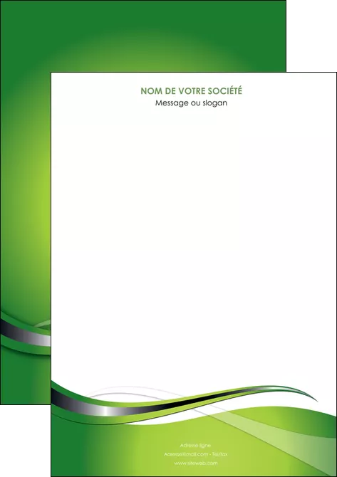 personnaliser modele de affiche web design vert fond vert verte MLGI73060