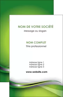 faire modele a imprimer carte de visite web design vert fond vert verte MLGI73066