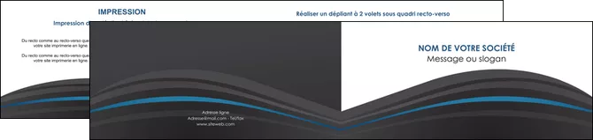 imprimer depliant 2 volets  4 pages  web design gris fond gris fond gris metallise MLGI73352