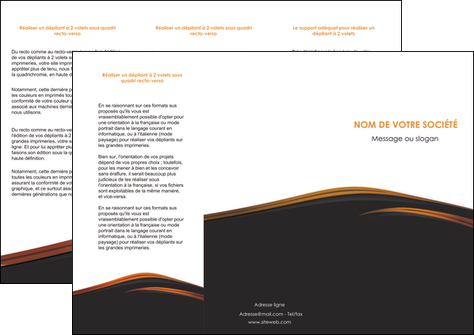 modele en ligne depliant 3 volets  6 pages  web design gris fond gris orange MLGI73604