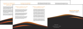 imprimer depliant 4 volets  8 pages  web design gris fond gris orange MLGI73622