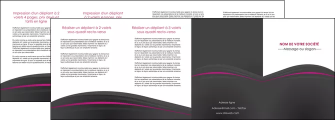 faire modele a imprimer depliant 4 volets  8 pages  reseaux texture contexture structure MMIF73680