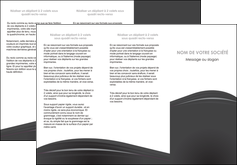 imprimer depliant 3 volets  6 pages  restaurant menu noir blanc MIF74026