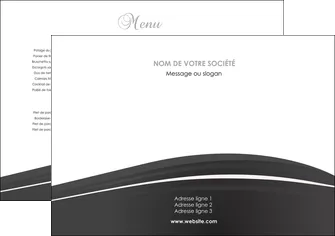 imprimerie set de table web design noir fond noir texture MIFBE74052