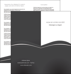maquette en ligne a personnaliser depliant 2 volets  4 pages  web design noir fond noir texture MIFLU74080