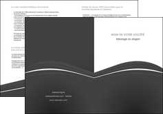 personnaliser modele de depliant 2 volets  4 pages  web design noir fond noir texture MIFLU74092